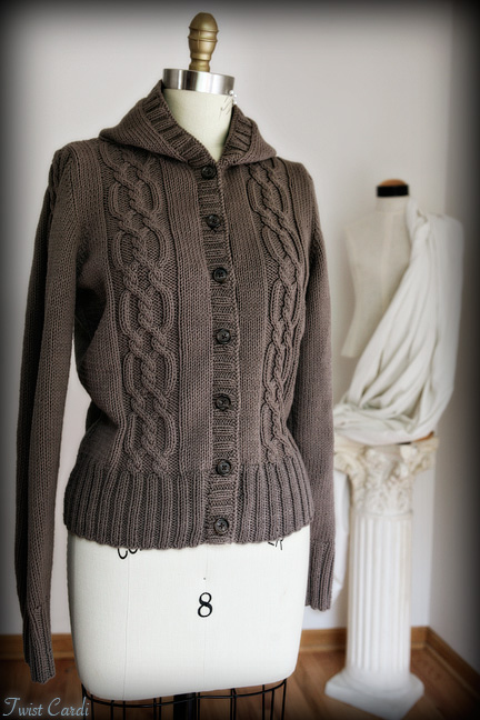 Chic Knits Twist Cardigan